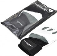Заказать OnHillSport Перчатки Q10 с фиксатором кожа (белые)