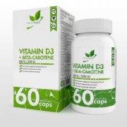 Заказать NaturalSupp Vitamin D3 + Beta carotene 60 капс