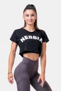 Заказать Nebbia Футболка укороченная Loose Fit & Sporty Crop Top 583 (Black)